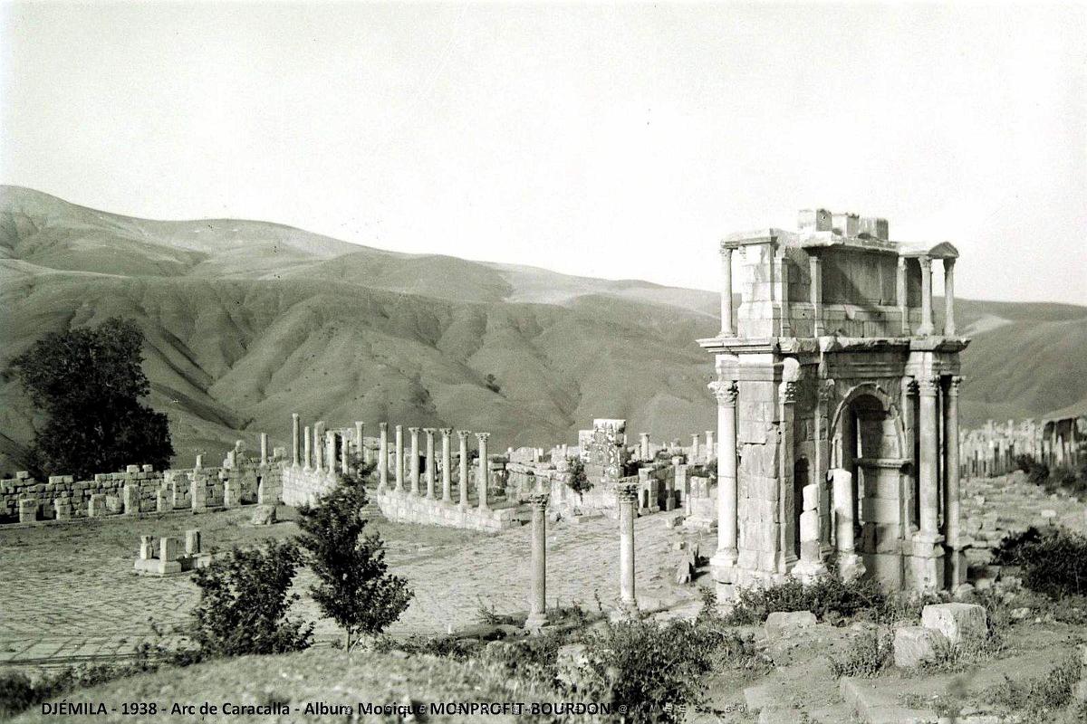 1- Djemila 1938. Arc de Caracalla (4).JPG